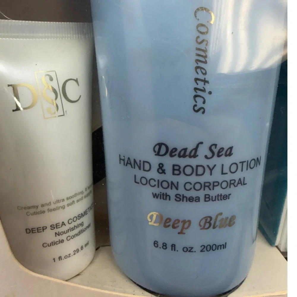 Deep Sea Cosmetics Dead Sea Complete Nail Kit Treatment Hand Lotion Cuticle Set